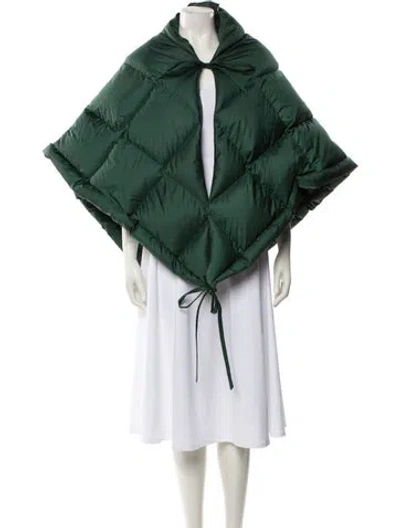 Pre-owned Ienki Ienki Shawl In Green