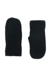 Ienki Ienki Sherpa-texture Gloves In Black