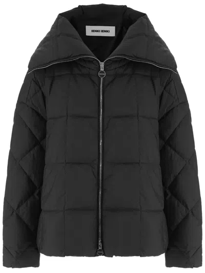 Ienki Ienki Short Down Jacket With Quilted Design And Lightweight Insulation In Black