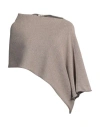 Iesse Woman Cape Beige Size 8 Polyamide, Wool, Viscose, Cashmere