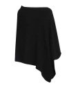 Iesse Woman Cape Black Size Onesize Polyamide, Wool, Viscose, Cashmere In Black