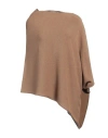 Iesse Woman Cape Camel Size 8 Polyamide, Wool, Viscose, Cashmere In Beige