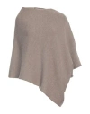 Iesse Woman Cape Taupe Size 8 Polyamide, Wool, Viscose, Cashmere In Grey