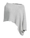 Iesse Woman Cape Light Grey Size 6 Polyamide, Wool, Viscose, Cashmere