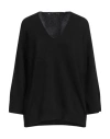 Iesse Woman Sweater Black Size 10 Polyamide, Wool, Viscose, Cashmere