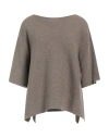 Iesse Woman Sweater Taupe Size 10 Polyamide, Wool, Viscose, Cashmere In Grey