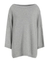 Iesse Woman Sweater Light Grey Size 8 Polyamide, Wool, Viscose, Cashmere