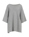 Iesse Woman Sweater Light Grey Size 10 Polyamide, Wool, Viscose, Cashmere