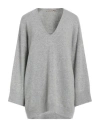Iesse Woman Sweater Light Grey Size 10 Polyamide, Wool, Viscose, Cashmere In Grey