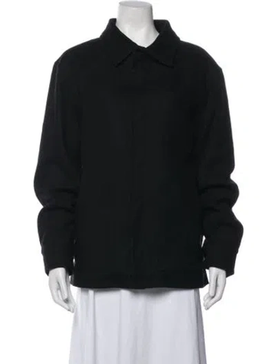 Pre-owned Iesse Wool Jacket In Black/grey