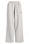 Iets Frans Big Simmi Wide Leg Sweatpants In Gray