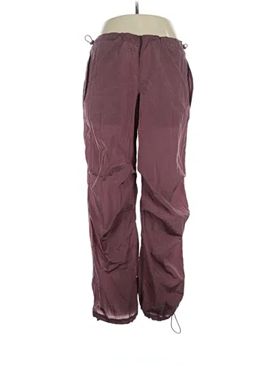 Pre-owned Iets Frans Casual Pants In Burgundy