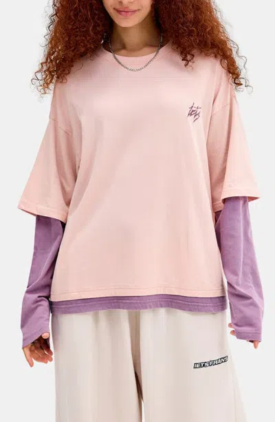 Iets Frans Double Layer T-shirt In Neutral