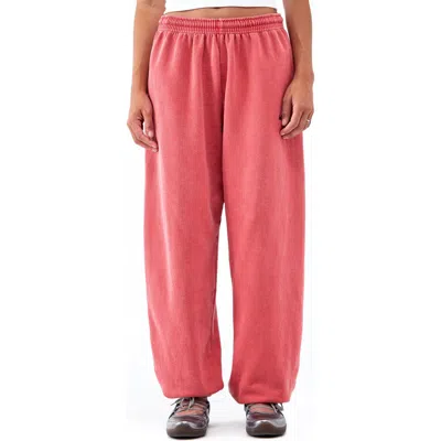 Iets Frans Embroidered Joggers In Red