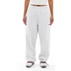 Iets Frans Embroidered Joggers In Grey Marl