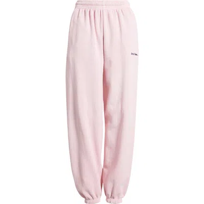 Iets Frans Embroidered Joggers In Soft Pink