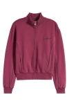 Iets Frans Hailey Track Jacket In Burgundy