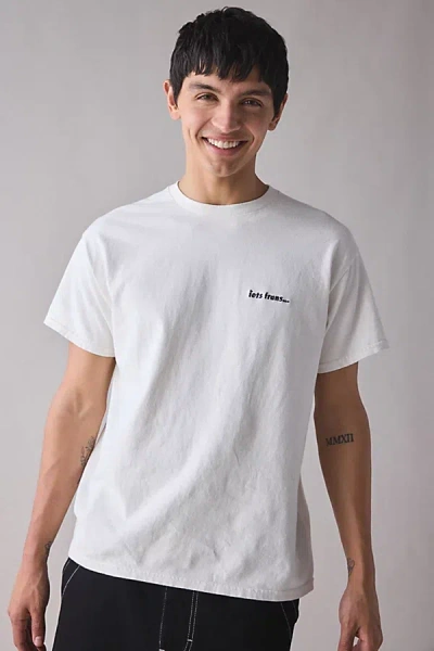 Iets Frans . … Cotton Logo Tee In White At Urban Outfitters