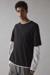 Iets Frans . … Double Layer Long Sleeve Tee In Black, Men's At Urban Outfitters In Black