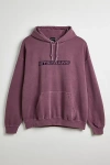 Iets Frans . … Embroidered Big Logo Hoodie Sweatshirt In Maroon At Urban Outfitters
