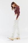 Iets Frans . … Embroidered Logo Sweatpant In Cream At Urban Outfitters