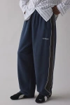 Iets Frans . … Harri Paneled Wide Leg Sweatpant In Navy, Men's At Urban Outfitters In Blue