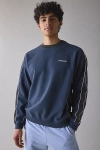 Iets Frans . … Paneled Crew Neck Sweatshirt In Blue, Men's At Urban Outfitters In Blue