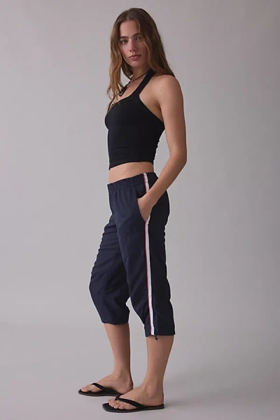 Iets Frans . … Robin Woven Straight Leg Capri Pants In Blue, Women's At Urban Outfitters