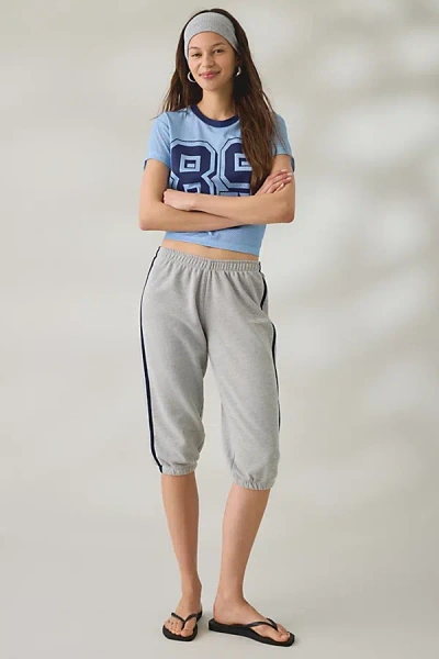 Iets Frans . … Shrunken Capri Sweatpants In Grey, Women's At Urban Outfitters In Gray