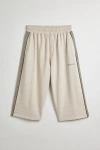 Iets Frans . .. Wide Leg Paneled Cropped Track Pant In Cream At Urban Outfitters In Cream