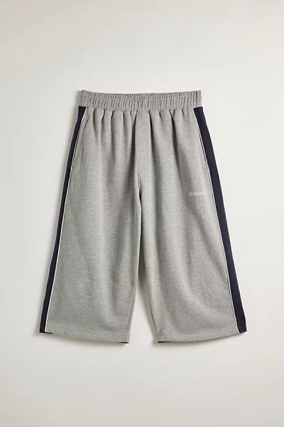 Iets Frans . … Paneled Wide Leg Longline Sweatshort In Grey At Urban Outfitters