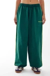 Iets Frans If Harri Wide Leg Pants In Forest Green