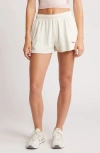 Iets Frans Mini Cotton Jogger Shorts In Gray