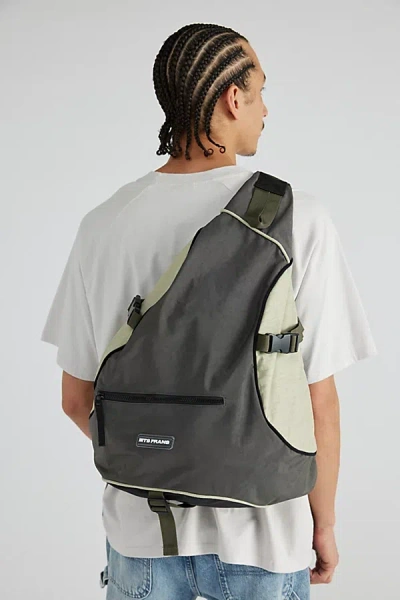 Iets Frans . Nylon Sling Bag In Grey, Men's At Urban Outfitters In Gray