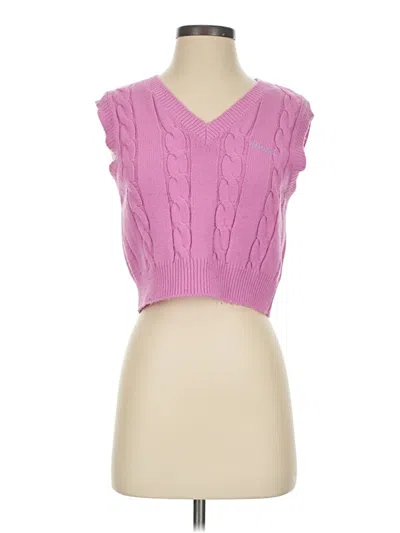 Pre-owned Iets Frans Sweater Vest In Pink