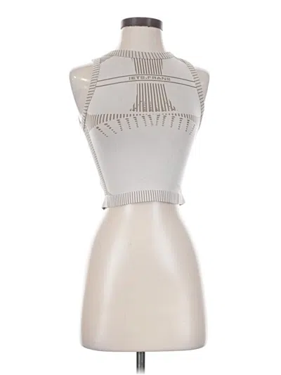 Pre-owned Iets Frans Tank Top Silver Halter Neckline Tops