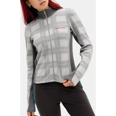 Iets Frans Trip Full Zip Track Jacket In Gray