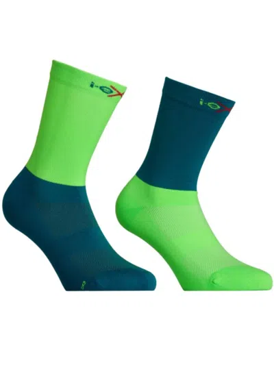 I-exe Short Socks Bikrun In Green