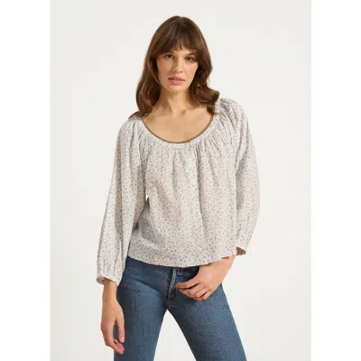 If Only If Phoebe Blouse In White
