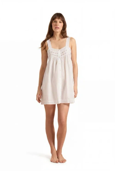 If Only If Sadie Nightdress In White