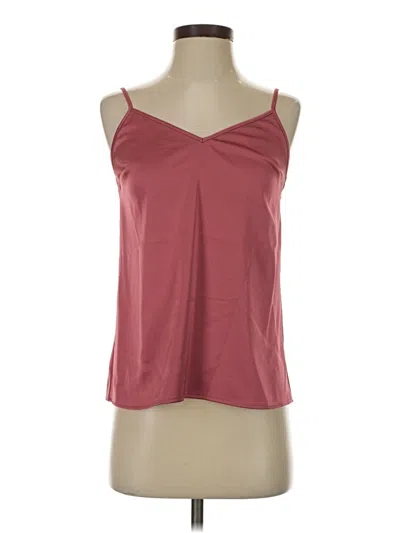 Pre-owned If Only Studio Sleeveless Top Burgundy Sweetheart Neckline Tops