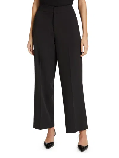 If Only Studio Women's Pleated Wide-leg Pants In Black