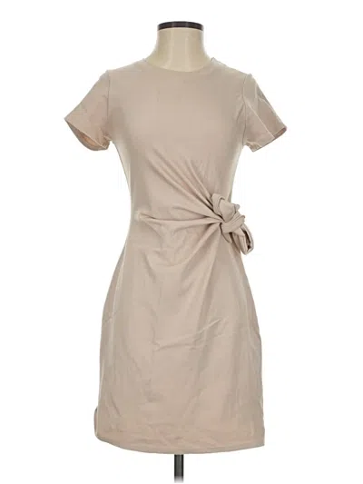 Pre-owned If She Loves Casual Dress In Tan