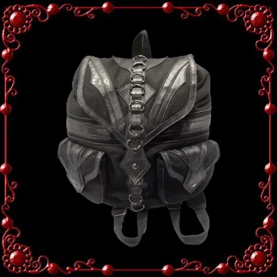 Pre-owned If Six Was Nine 14th Addiction Style Backpack In Black