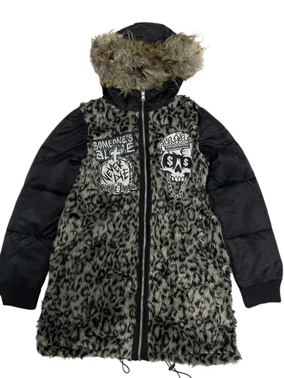 Pre-owned If Six Was Nine Glad News Fur Hoodie  Style Jacket