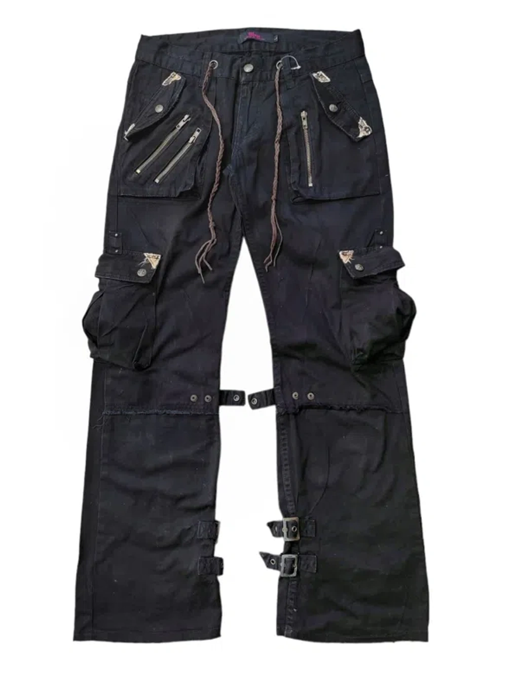 Pre-owned If Six Was Nine Midas Bondage Streetwear Pants In Black