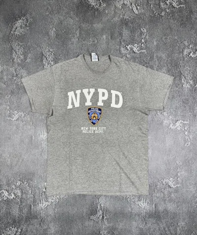 Pre-owned If Six Was Nine Nypd Police Dept Size L Streetwear In Gray