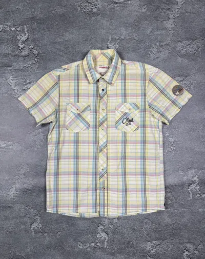 Pre-owned If Six Was Nine O'neill Surf Shirt Size L Streetwear Graphic In Yellow