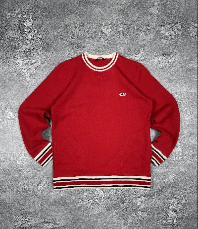 Pre-owned If Six Was Nine O'neill Surfing Vintage Sweatshirt Size M Streetwear Y2k In Red