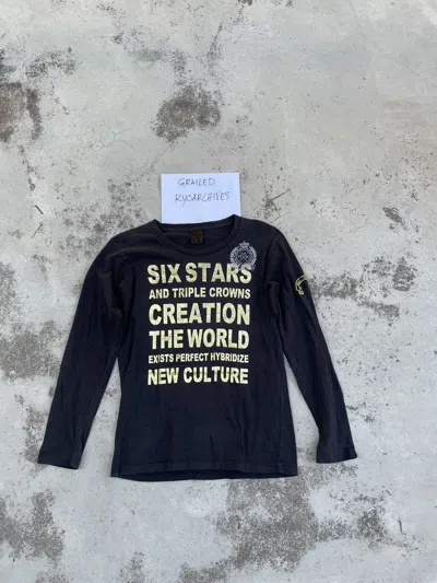 Pre-owned If Six Was Nine Triple Crown Black Long Sleeve